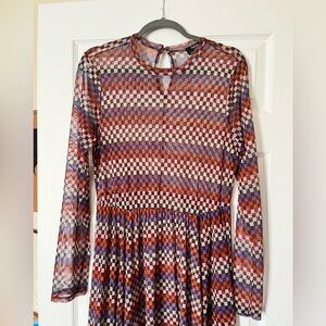 Dressed in LALA Multicolor Checkered Maxi Dress